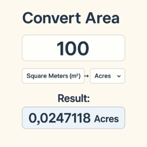 Area Conversion